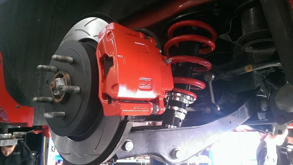 Brake And Suspension System Of A Car